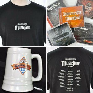 Jagermeister Metal Fest XL T-shirt Mug CD Bundle Slayer Pantera Rarities 2000-07